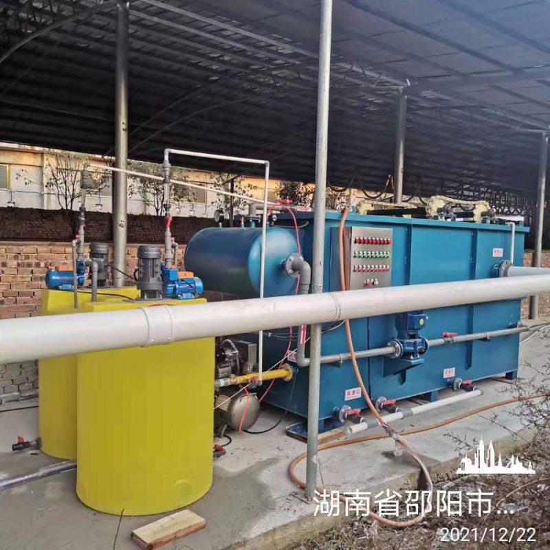 湖南省邵陽市養豬場污水處理設備現場安裝調試效果好